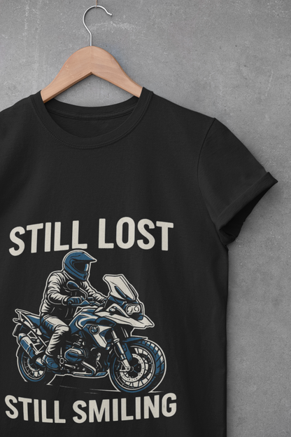 "Still Lost, Still Smiling" Unisex Softstyle T-Shirt - Perfect for Riders, Adventure Lovers, Casual Wear, Gift for Motivational Souls, [...]